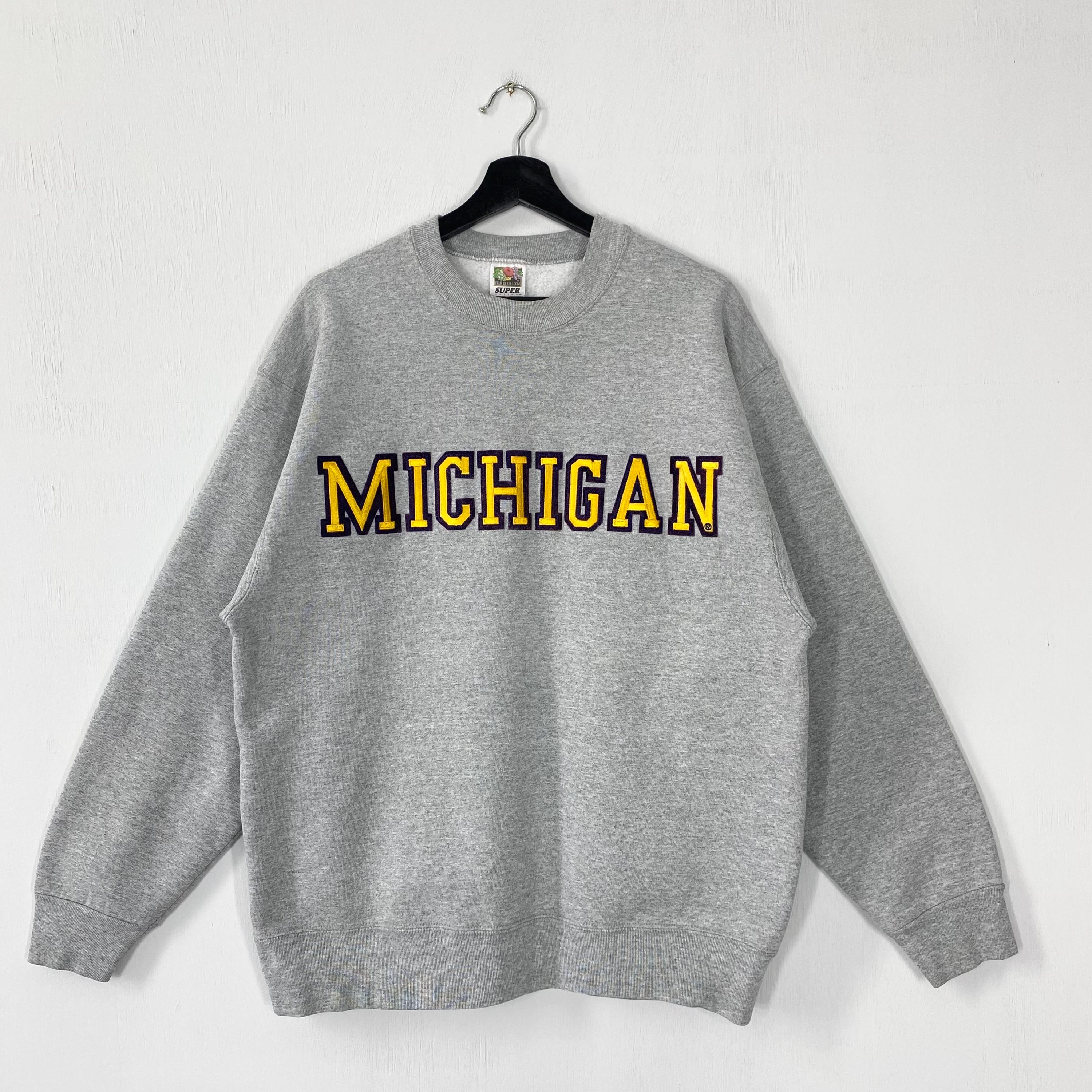 Vintage 90s University Michigan Sweatshirt University Michigan 