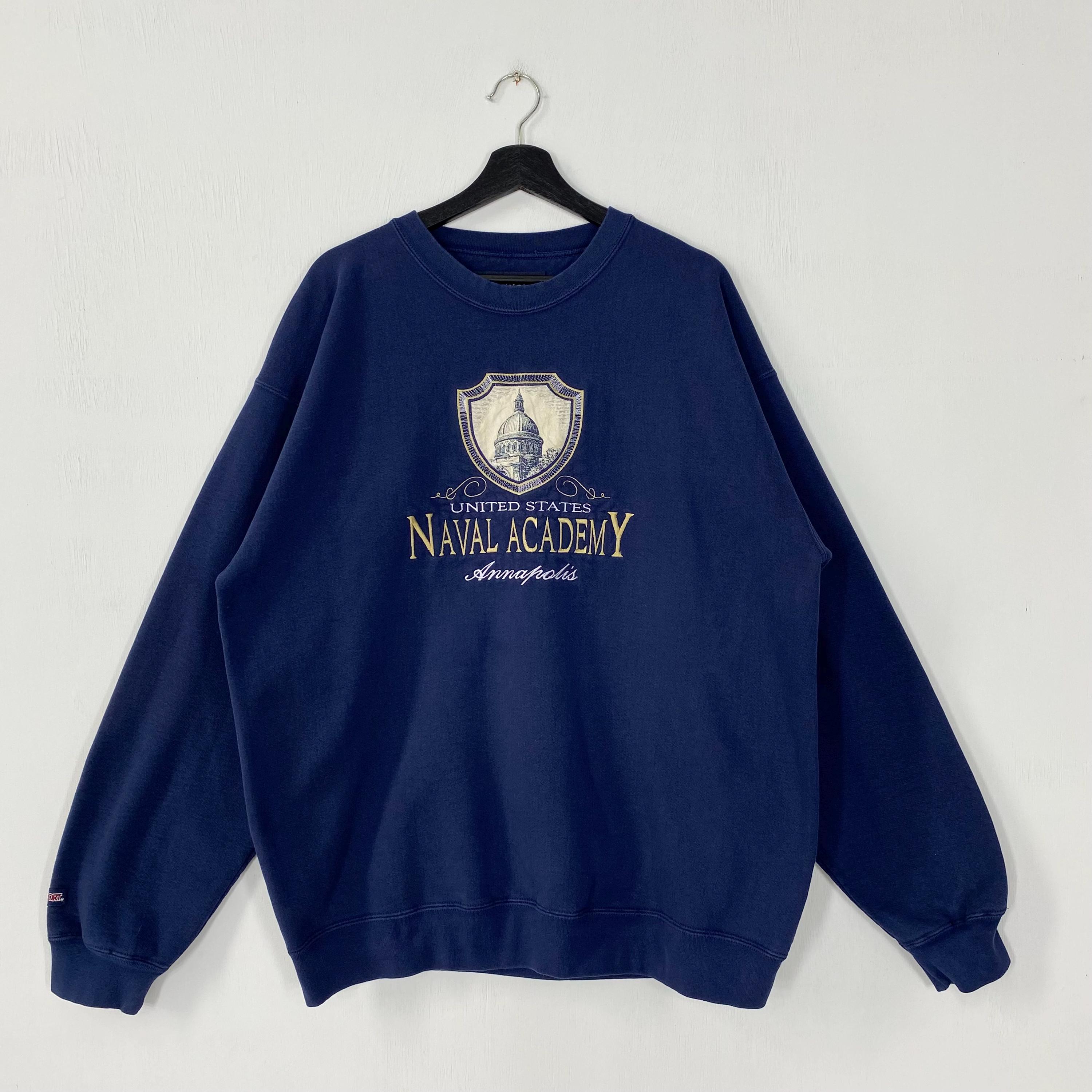 Vintage 90s United States Naval Academy Sweatshirt Crewneck Naval