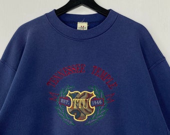 記念グッズ Tomu Vintage 90s Tennessee Temple University Sweatshirt Tennessee