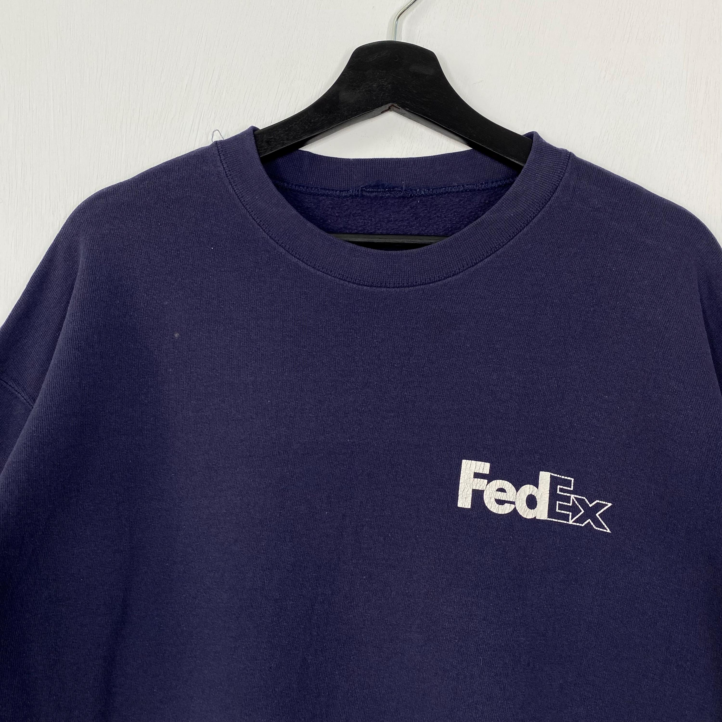 Vintage Fedex Sweatshirt Crewneck Pullover Federal Express 