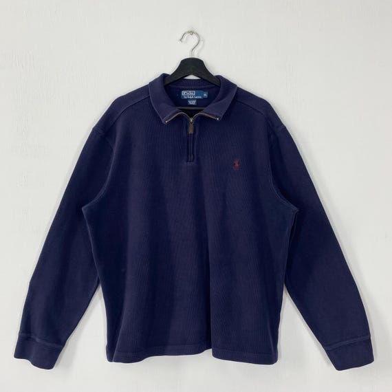 Vintage 90s Polo Ralph Lauren Sweatshirt Half Zip Polo Ralph