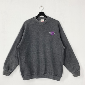 Vintage 90s Wilson Sweatshirt Wilson Crewneck Wilson Sweater Pullover Wilson Equipment Sportswear Wilson Print Logo Grey Large
