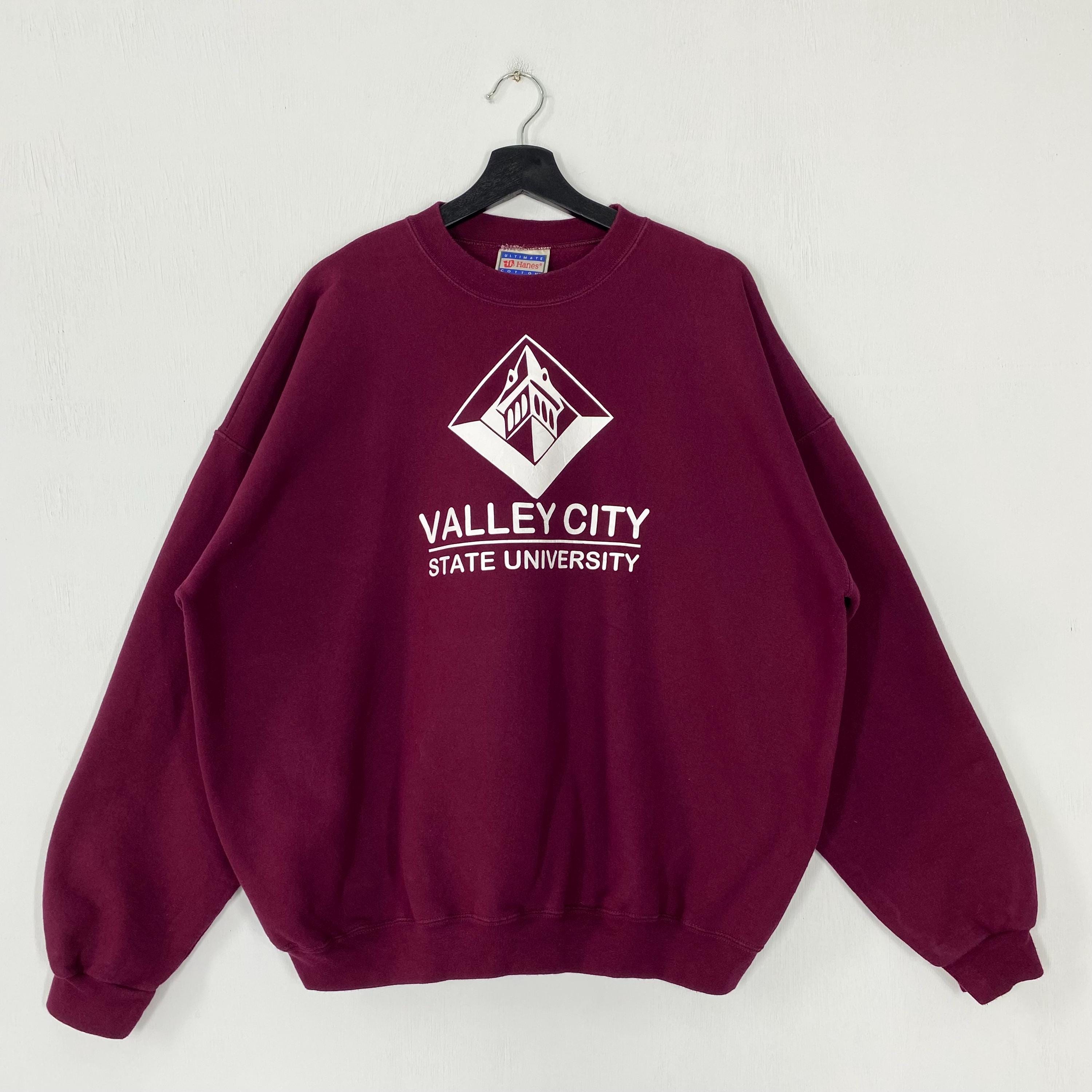 Vintage Valley City State University Sweatshirt Crewneck Pullover 