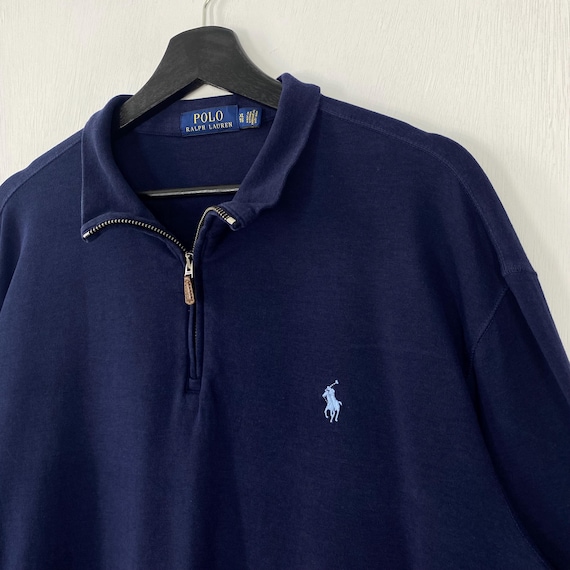 Vintage Polo Ralph Lauren Sweatshirt Half Zip Polo Ralph Lauren