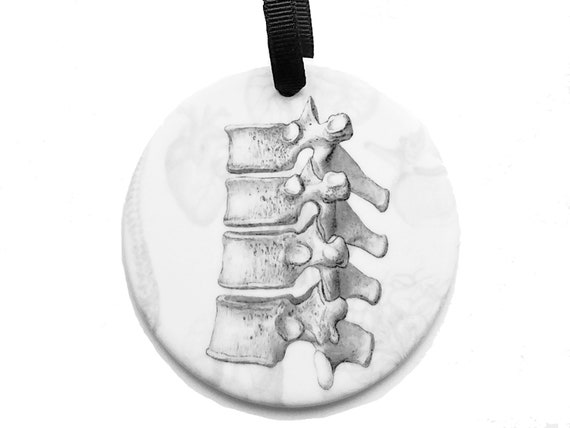 Spine Ornament halloween christmas goth home decor party physician assistant hostess doctor nurse medical technician dorm coworker gift