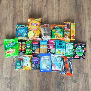 Caja de regalo con snacks ucranianos/Caja de snacks misteriosos ucranianos/Snacks de películas