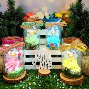 Fairy color changing mason jar lights,  farmhouse fairy lantern, little girl night light, Fairy birthday party decorations, unique gifts