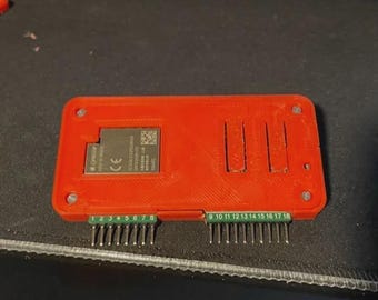 Estuche protector para placa de desarrollo Flipper Zero Wi-Fi: carcasa ESP32-S2 con ajuste a presión para módulo adicional / Diseño delgado y duradero