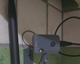 ESP32-CAM Adjustable Wall Mount Case – Rotating Security Camera Holder | IoT & DIY Surveillance Enclosure
