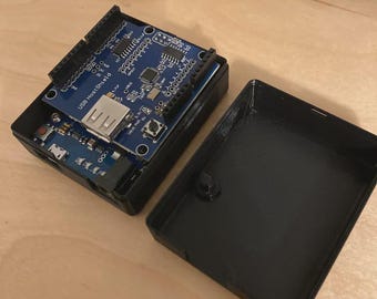 3D Printed Arduino Leonardo Case with USB Host Shield – Robotics, HID Projects Enclosure