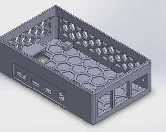 Raspberry Pi 4 Case – Snap-Fit Enclosure for HyperPixel 4.0 Touch Display