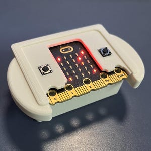 Bbc Micro:bit V2 Controller Case + Detachable Aaa Battery Holder