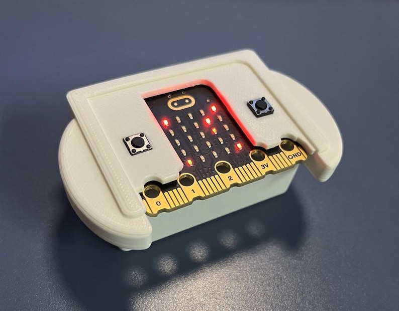 BBC Micro:bit V2 Controller-Gehäuse + Abnehmbarer AAA-Batteriehalter Bild 1