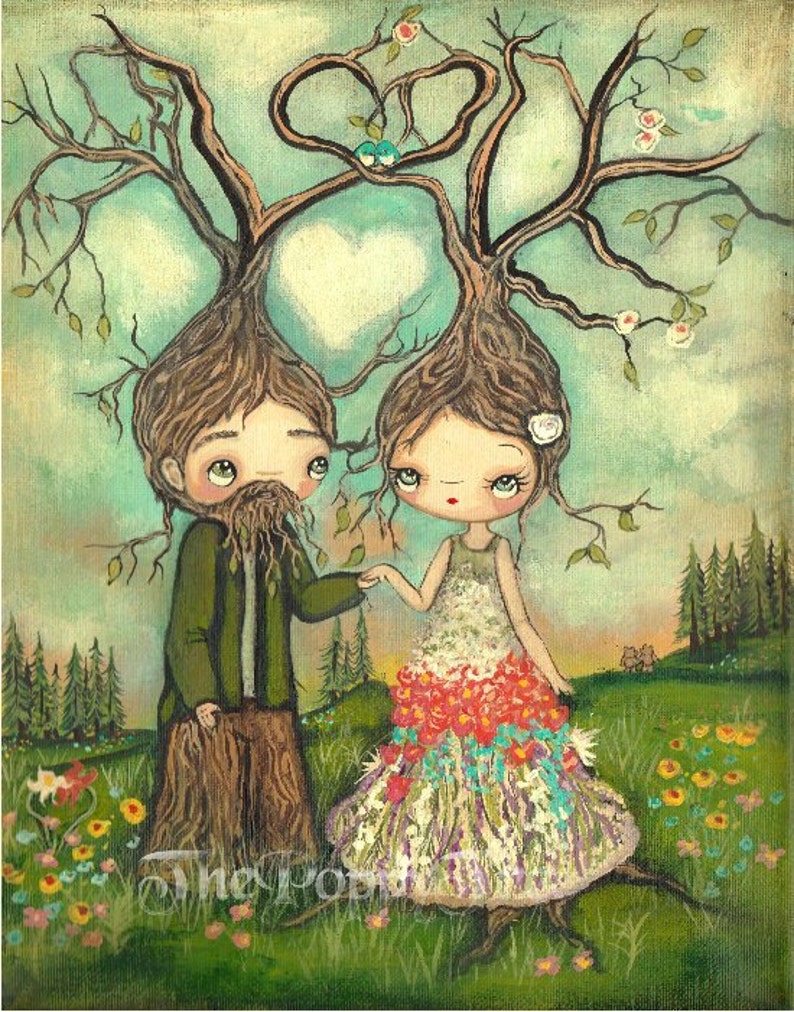 Image result for pareja de arboles