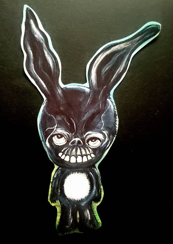 Bunny Sticker Donnie Darko Art Skully Skeleton Vinyl Sticker - Etsy Bunny Sticker Donnie Darko Art Skully Skeleton Vinyl Sticker - Etsy