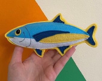 Highly Potent Catnip & Silvervine filled Premium Tuna Fish Cat Toy