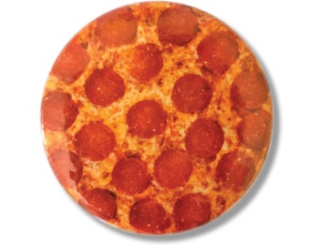 Pizza - 2.25" Bottle Opener/Keychain, Pocket Mirror, Magnet, or Pin-back Button