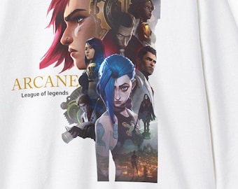Arcane, league of legends Unisex Heavy Blend™ Crewneck Sweatshirt