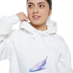 Bluza z kapturem „Akwarelowe skrzydła anioła” zdjęcie 3