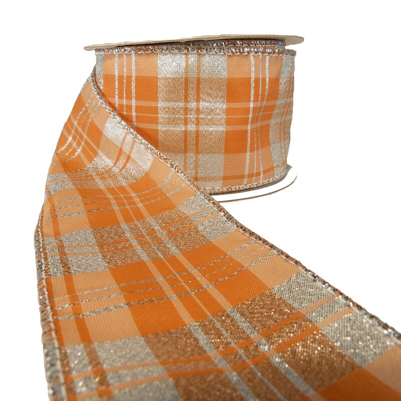 Plaid Wired Ribbon - Etsy