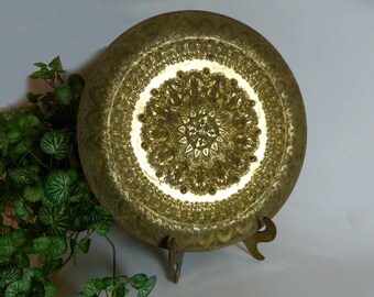 Home Gift Figure Pouring Brass Turkish Handmade Office Decor Justice Woman Handmade Copper tray Home Decor