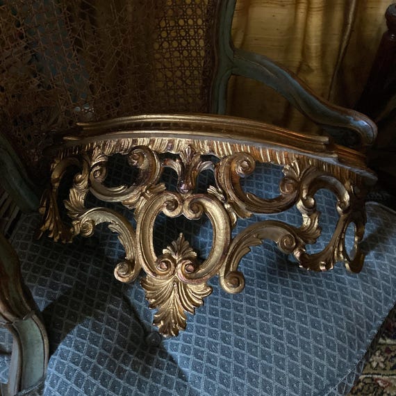 【良品】イタリア製 象嵌　ウォールキャビネット　飾り棚　吊り棚　小型 イタリア製 ウォール シェルフ 良品】イタリア製 象嵌 ウォール