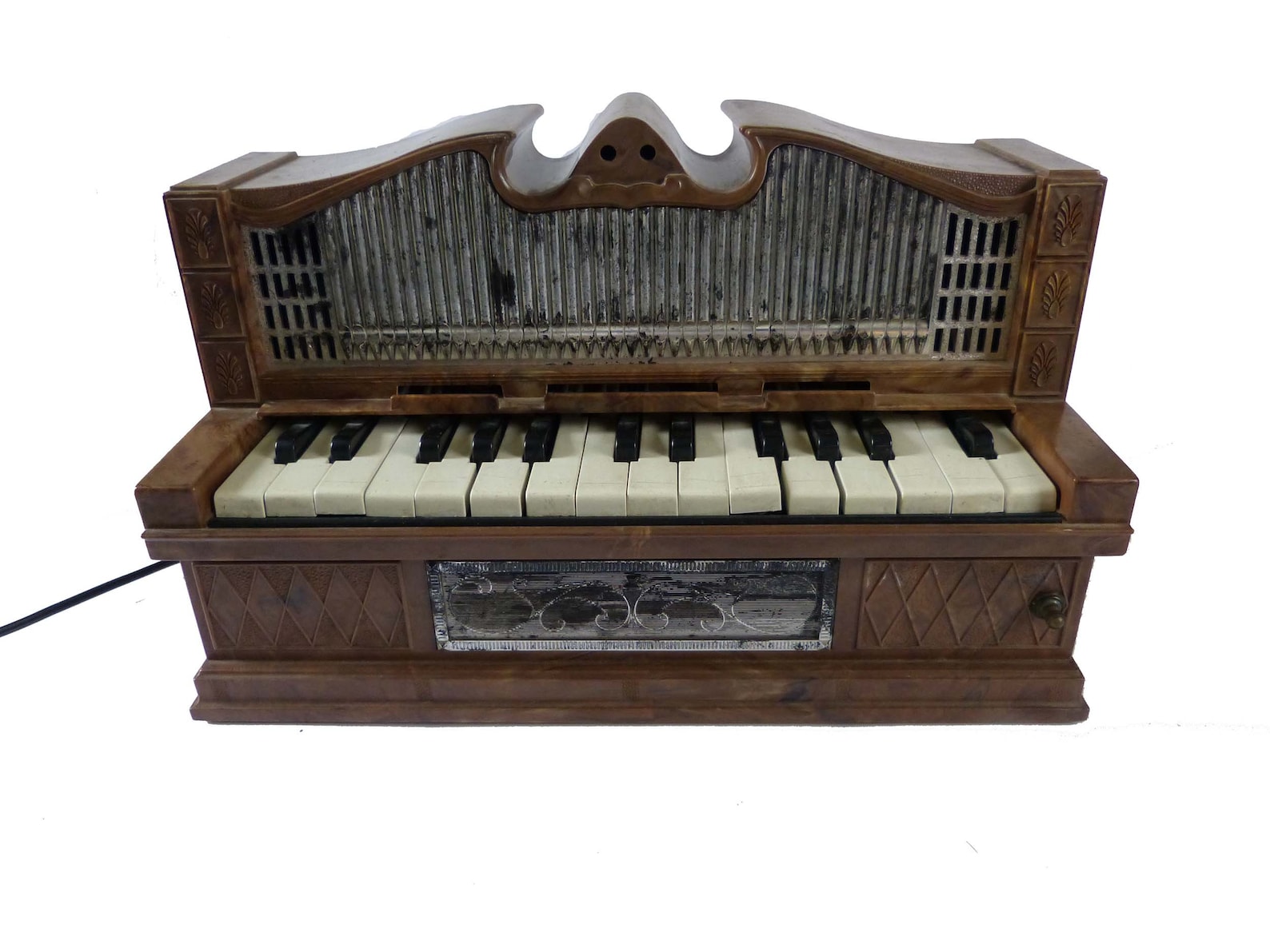 Emenee Vintage Electric Toy Golden Pipe Organ Working With on Etsy