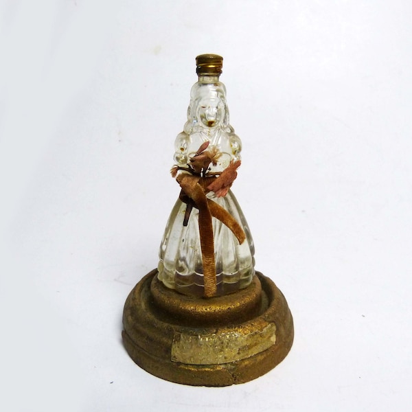 Yesteryear Girl Shaped Perfume Bottle On Stand Babs Creations Inc 1939