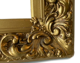 Wooden Closed Corner Gold Open Frame 3.25" Wide Molding For 20x16"