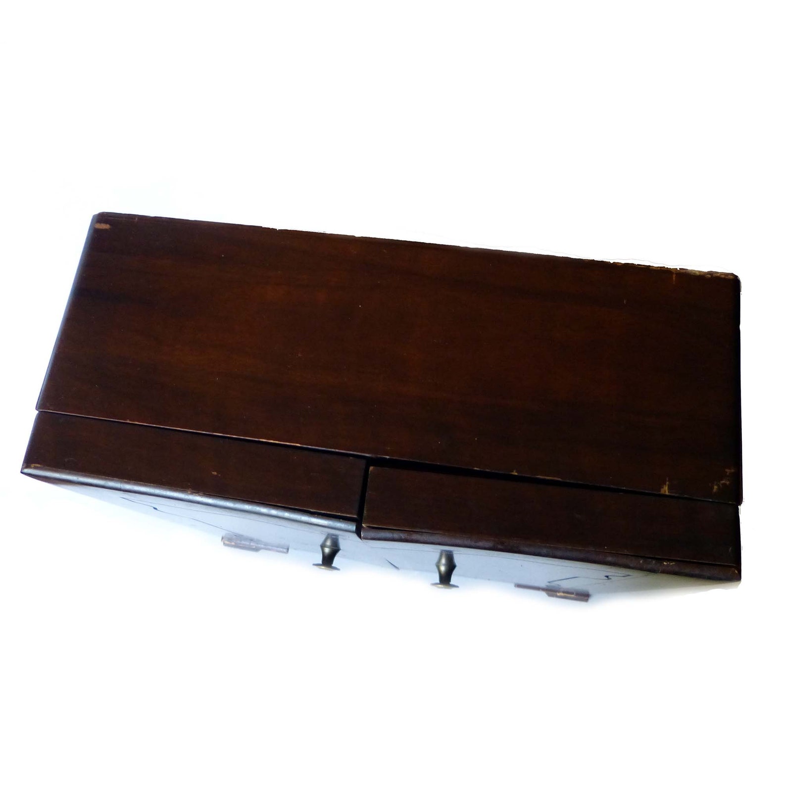 Upright Wooden Silverware Chest 1847 Rogers Bros Etsy