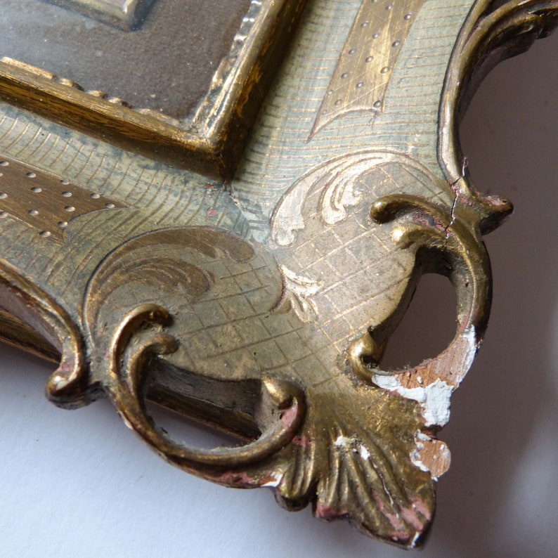 Italian Landscape Oil Painting Under Glass House on Hill Etsy