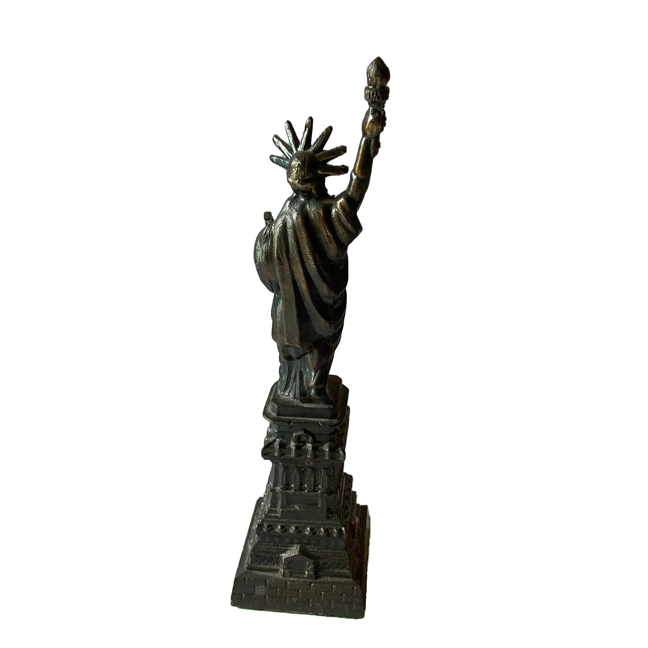 Miniature Statue of Liberty NYC Souvenir Copper Cast 9.5