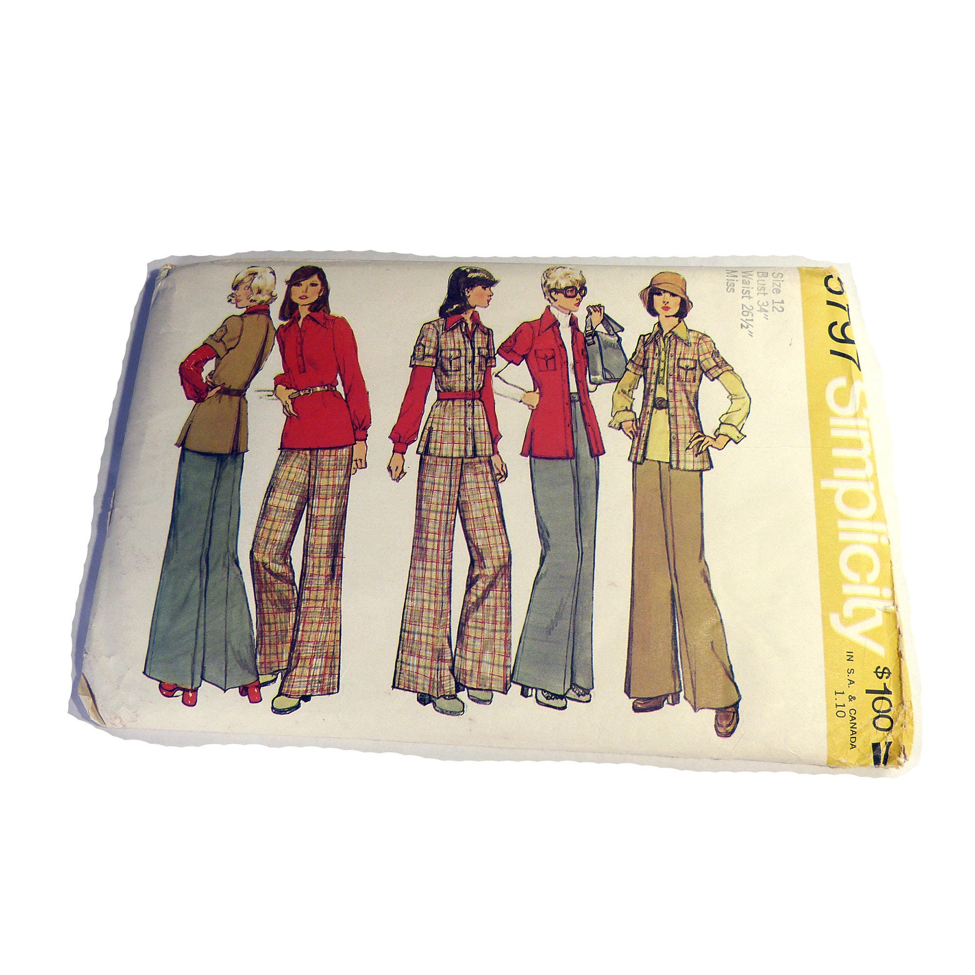 Simplicity Vintage Pattern 5797 1970's Jacket Shirt & Pants - Etsy