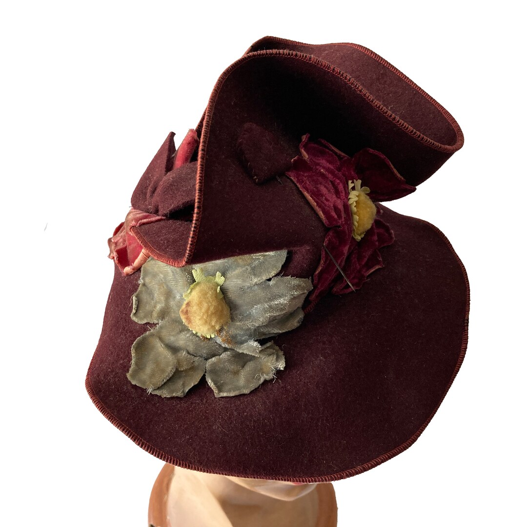 Wool Basque Hat with precious details