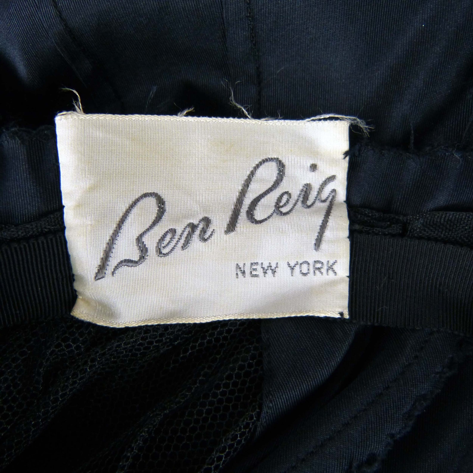 Ben Reig Formal Black Silk Taffeta Dress With Rhinestone | Etsy