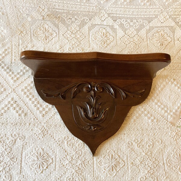 Victorian Wall Shelf - Etsy - Shelf For Victorian Decorative Green