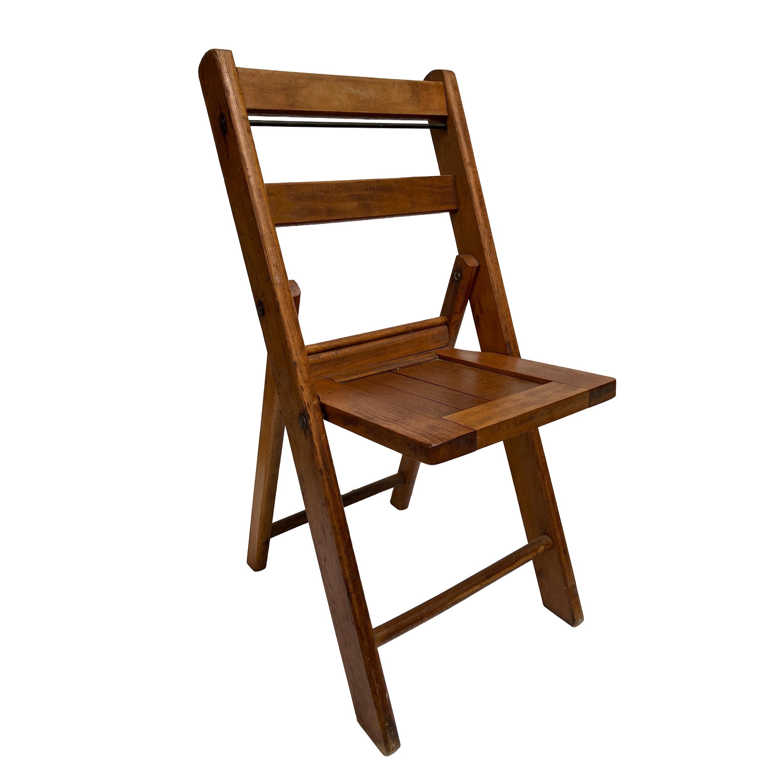 Wood Folding Chair by the Standard Mfg Co. Cambridge City Indiana