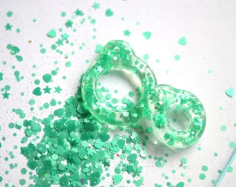 Twiggy Twiggy New Green Glitter Pull Ring  PR03-04 プルリング ブライス