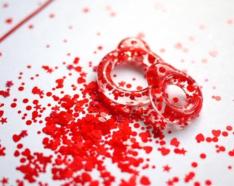 Twiggy Twiggy New Red Glitter Pull Ring  PR03-02 プルリング ブライス