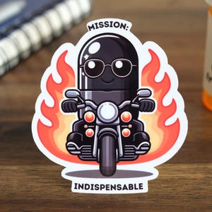 Pharmacy Stickers Mission: Indispensable for Pharmacists, Technicians, Students, Residents, Cute Funny Gift for Laptops Phone Water Bottles