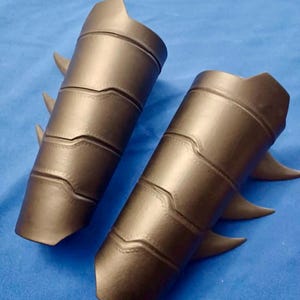 Bat Hero Gauntlets, Four Layered Material With Urethane Fins, Handmade, Cosplay