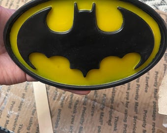 Bat Hero Emblem Choose Your Color & Design! Flexible Urethane Rubber, Handmade, Durable and Lightweight High Quality Material made Cosplay