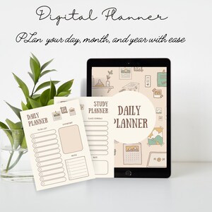 That girl planner template printable planner digital instant download productivity planner undated iPad planner aesthetic digital planner