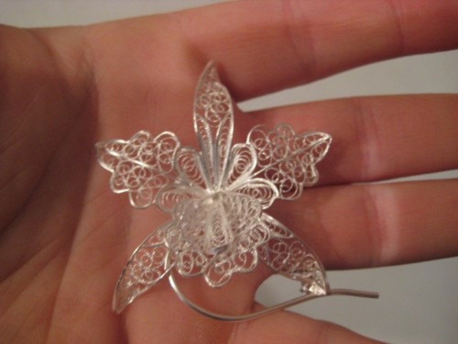 Fiore Orchidea Rosa Viola, Gioielli Col, Artcraft I Fiori Di Isabelle Jewels, La - Foto 7