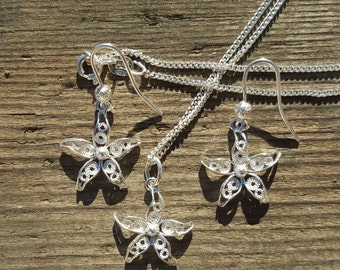 Parure - Zilver Filigraan Zeester