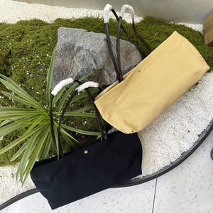 Canvas Shoulder Bag, Minimalist Shoulder Bag, Casual Underarm Bag, Retro Style Tote Bag