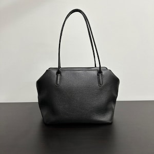 Leather Shoulder Bag,  Genuine Leather Tote Bag, Women's Underarm Bag, Leather Minimalist Purse