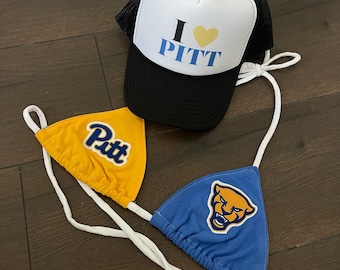 Custom College Bikini Top for Football Game Apparel Personalizable University Clothing