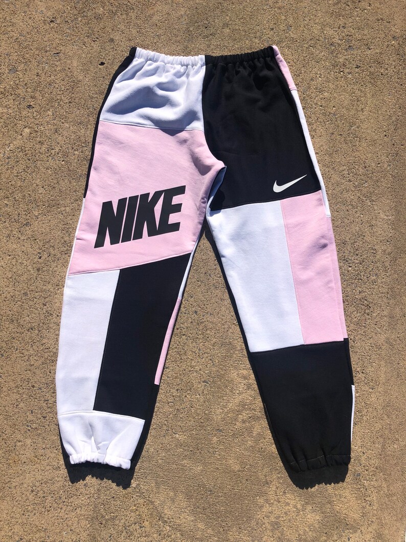 Custom Patchwork Sweatpants college tailgate | Etsy
