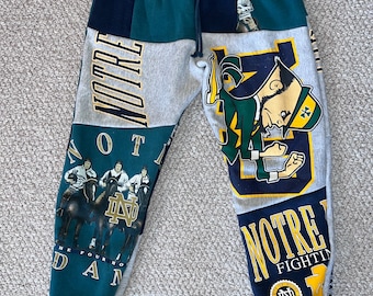 Custom College Sweatpants for Football Game Apparel Personalizable University Clothing